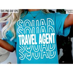 Travel Agent Squad | Travel Agency Svgs | Travel Agent Shirt Designs | Vacation Planning | Travel Agent Pngs | Tourism Q