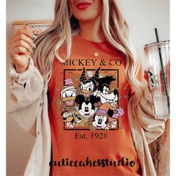 Disney vintage comfort colors shirt - Disney Halloween shirt - Disney MNSSHP shirt - Disney fab 5 shirt - Disneyland  sh