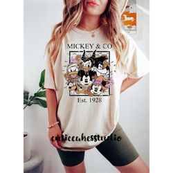Disney vintage comfort colors shirt - Disney Halloween shirt - Disney MNSSHP shirt - Disney fab 5 shirt - Disneyland  sh