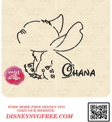 Lilo and Stitch SVG, Ohana Cartoon Character SVG, Ohana, SVG, Customize Gift Svg, Vinyl Cut File, Svg, Pdf, Dxf, Png Pri