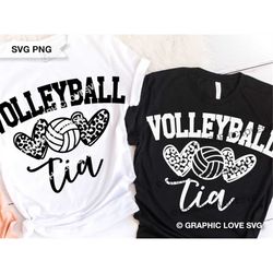 Volleyball Tia Svg, Leopard Volleyball Tia Png, Sports Svg, Volleyball Tia Svg, Love Leopard Hearts, Volleyball Tia Iron