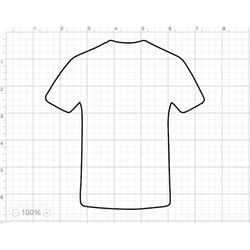 Tshirt Outline Cut File SVG DXF PNG Eps Pdf Clipart | Tshirt Outline Svg | Tshirt Outline Dxf | Tshirt Outline Png | Tsh