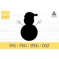 Snowman svg, Holiday SVG, Christmas svg, png, dxf, jpeg, Digital Download, Cut File, Cricut, Silhouette, Glowforge, Svg