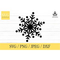 Snowflake svg, Holiday SVG, Winter, svg, png, dxf, jpeg, Digital Download, Cut File, Cricut, Silhouette, Glowforge, Svg