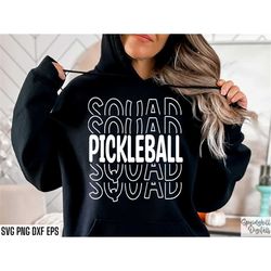 pickleball squad svg | pickleball shirt svg | pickleball game pngs | pickleball team svgs | pickleball t-shirt designs |