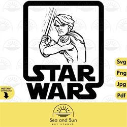 Anakin Skywalker Star Wars Svg Disneyland Ears Svg Star Wars Clip art Files For Cricut Layered by colour jpg clipart ear