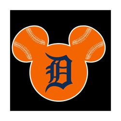 Detroit Tigers Baseball Mickey Mouse Disney Svg, Sport Svg, Disney Svg