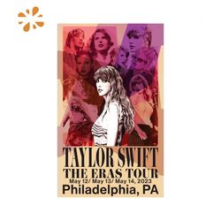 Taylor Swift The Eras Tour Philadelphia PA PNG Sublimation