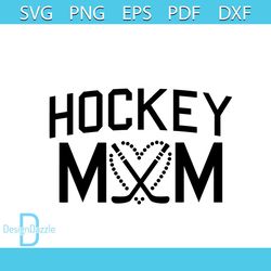Hockey Mom Svg, Sport Svg, Hockey Mum Svg, Hockey Svg, Hockey stick svg, Mother Svg