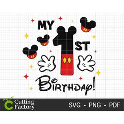 My First Birthday SVG, Happy Birthday Svg, Birthday Squad, Making Memories Svg, Magical Kingdom, Family Trip Svg, Vacay