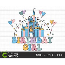 Birthday Girl SVG, Birthday Castle Svg, Happy Birthday Svg, Family Shirt, Birthday Family Svg, Vacay Mode, Files For Cut