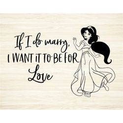 Aladdin If I Do Marry SVG Cut File Layered DXF PNG Eps Pdf Clipart Vector