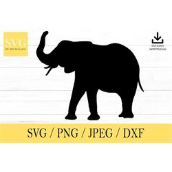 Elephant svg, Animal SVG, svg, png, dxf, jpeg, Digital Download, Cut File, Cricut, Silhouette, Glowforge, Svg files for