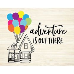 Adventure is Out There SVG Cut File Layered DXF PNG Eps Pdf Clipart Vector 2