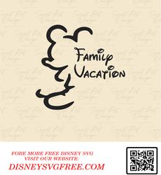 Family Vacation SVG, Castle Park Mouse SVG, Trip SVG, Customize Gift Svg, Vinyl Cut File, Svg, Pdf, Jpg, Png, Ai Printab