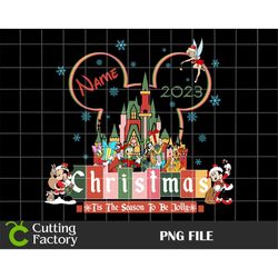 Custom Name Christmas 2023 PNG, Christmas Mouse And Friends Png, Christmas Squad, Christmas Friends, Funny Christmas, Ch