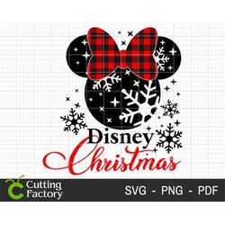 Mouse Christmas SVG, Christmas Character, Holiday Season Svg, Merry Christmas Svg, Snowflakes Svg, Funny Christmas, Cute