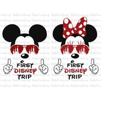 Bundle First Trip Svg, Family Vacation Svg, Family Trip Svg, Vacay Mode Svg, Magical Kingdom Svg, Svg, Png Files For Cri