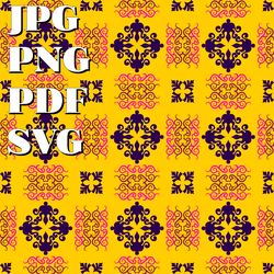 Design paper with a pattern for printing, crafts and DIY. Seamless pattern with flowers in autumn polish. DIY pattern
