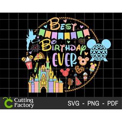 Best Birthday Ever SVG, Disco Ball Svg, Happy Birthday Svg, Family Shirt, Birthday Family Svg, Vacay Mode, Birthday Cast