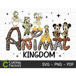 Animal Kingdom SVG, Mouse And Friends Svg, Safari Mode Svg, Family Trip Svg, Family Vacation Svg, Magical Kingdom Svg, W
