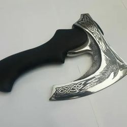 custom handmade carbon steel hatchet tomahawk beautiful hunting axe