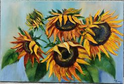 Sunflowers painting Oil Painting
