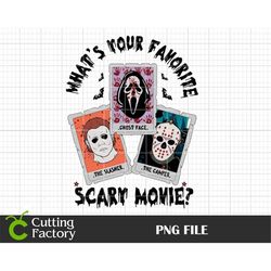 What's Your Favorite Scary Movie PNG, Horror Character Png, Halloween Png, Horror Movies Png, Scary Horror Character Png