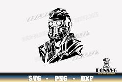 Star-Lord Marvel Hero SVG Cut Files for Cricut Guardians of the Galaxy PNG image Peter Quill DXF file