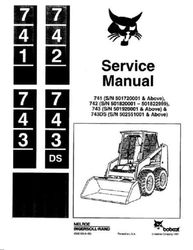 741 742 743 Skid Steer Technical Workshop Service Repair Manual