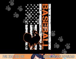 Turkey Baseball American Flag Thanksgiving Day Sport Fall png, sublimation copy