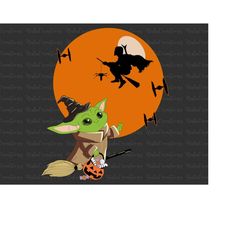 Halloween Baby Witch Svg, Trick Or Treat Svg, Spooky Vibes Svg, Boo Svg, Fall Svg, Svg, Png Files For Cricut Sublimation