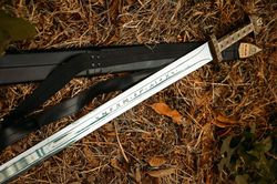 Handmade Sword Viking King Sword Ragnar Bjorn Ironside Vikings Functional Sword