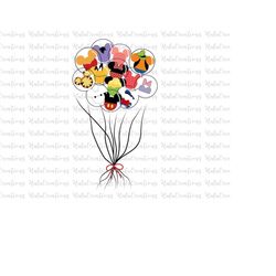 Balloons Svg, Family Trip Svg, Vacay Mode Svg, Magical Kingdom Svg, Svg, Png Files For Cricut Sublimation