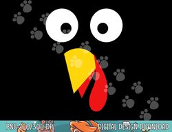 Turkey Face Shirt Thanksgiving Kids Adult Halloween Costume png, sublimation copy