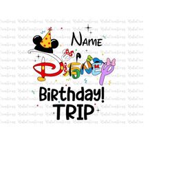Custom Birthday Trip Svg, Happy Birthday Svg, Family Vacation Svg, Vacay Mode, Magical Kingdom, Svg, Png Files For Cricu