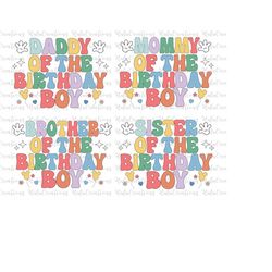 Family Of The Birthday Boy Bundle Svg, Family Vacation, Birthday Boy, Vacay Mode, Magical Kingdom, Svg, Png Files For Cr