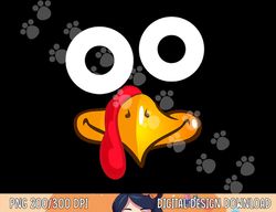 Turkey Face Thanksgiving Funny Costume png, sublimation copy