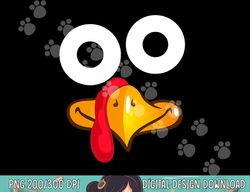 Turkey Face Thanksgiving Funny Costume png, sublimation copy