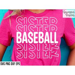 baseball sister svg | baseball t-shirt cut files | baseball shirt | high school baseball | travel baseball svgs | baseba