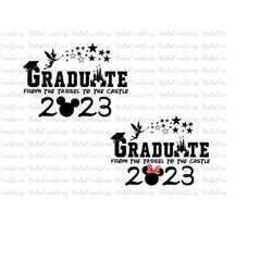 Bundle Graduation 2023 Svg, Graduate Tassel To Castle Svg, Graduation Senior 23, Graduation Trip Svg, Svg, Png Files For