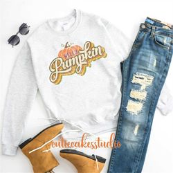 fall shirt - pumpkin shirt - fall pumpkin shirt -  hello pumpkin shirt - sublimation shirt