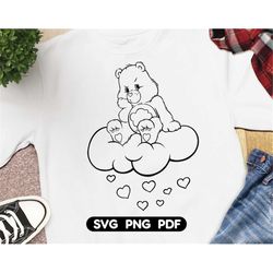 Care bears SVG PNG PDF / T-shirt svg / Cutting file / Coffee mug svg / Sublimation / Cricut / Vector Svg