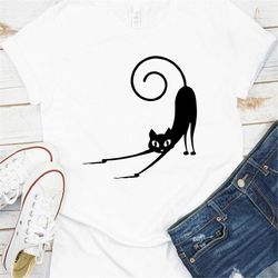 Funny Cat SVG, Cat Lover svg, Cats SVG, Animal Silhouette, Hand-lettered Quotes svg, Girl Shirt Svg, Cut file Cricut, Si
