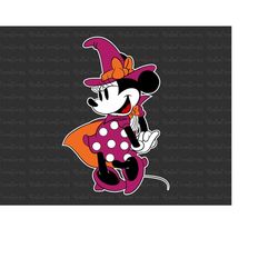 Mouse In Witch Costume Halloween Svg, Halloween Masquerade, Trick Or Treat Svg, Spooky Vibes, Boo Svg, Svg, Png Files Fo