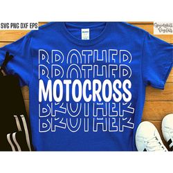 Motocross Brother Svg | Dirt Bike Bro Shirt | Dirt Biking Quote | Dirt Biker Cut Files | Motocross Race T-shirt | Moto-X