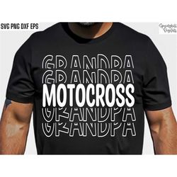 Motocross Grandpa Svg | Dirt Bike Gpa Pngs | Dirt Biking Quotes | Dirt Biker Cut Files | Motocross Race T-shirt | Moto-X