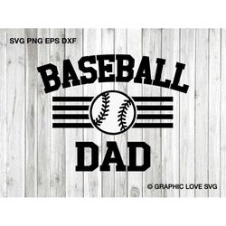 Baseball Dad Svg, Baseball Dad Png, Gift For Dad, Baseball Dad Shirt Iron On Png, Game Day Baseball Dad Svg, Matching Ba