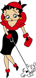 Betty Boop Svg, Betty Boop Svg Files For Cricut, Betty Boop Clipart, Betty Boop Cartoon, Cricut File Digital Download