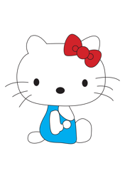 Hello Kitty SVG, Hello Kitty PNG Transparent, Hello Kitty SVG Cricut, Hello Kitty Characte, Cricut File Digital Download